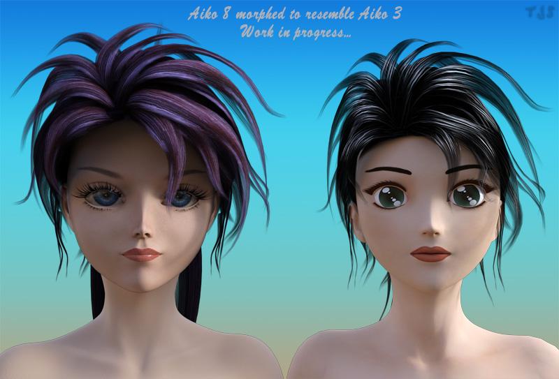 Aiko 3.8 custom Aiko 8 morph, work in progress.