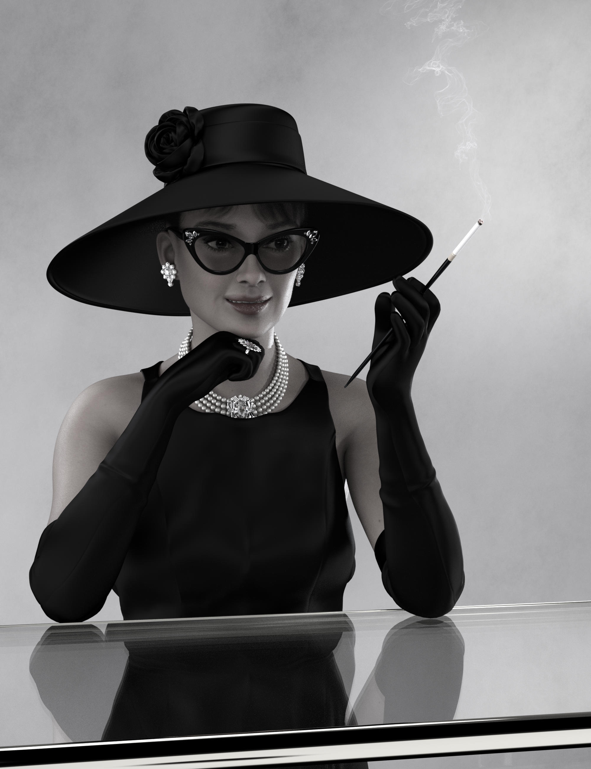 Audrey Hepburn by AOBB