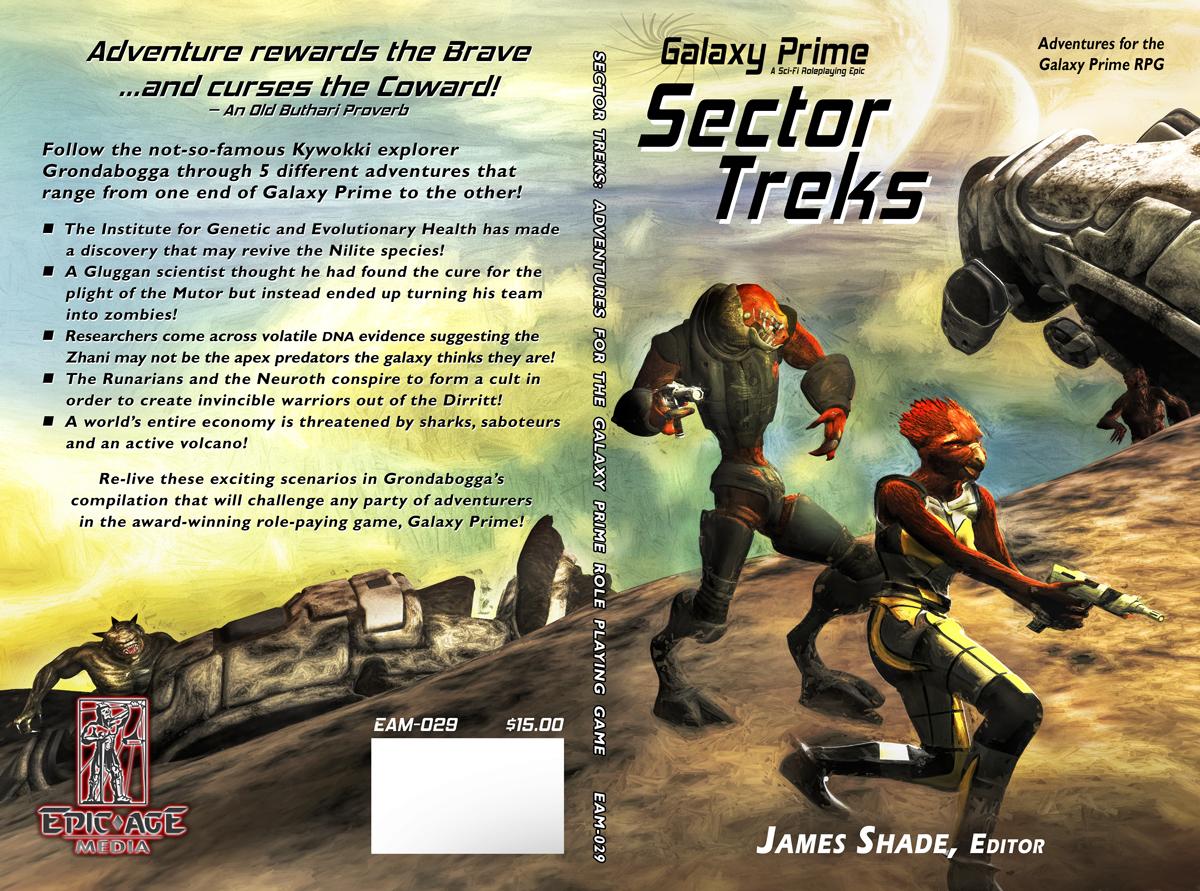 Galaxy Prime: Sector Treks cover proof
