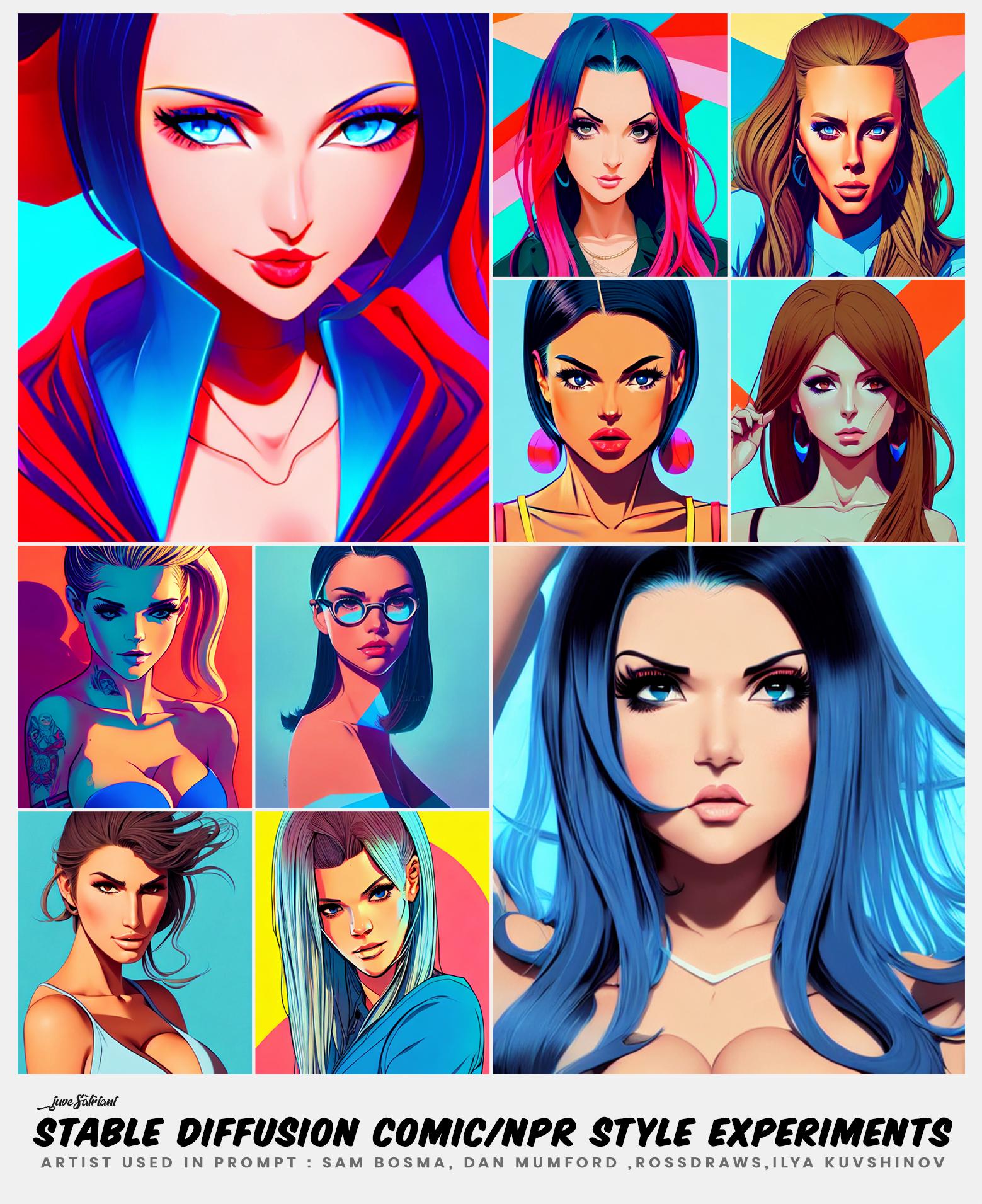 NPR-StableDiffussion Experiments