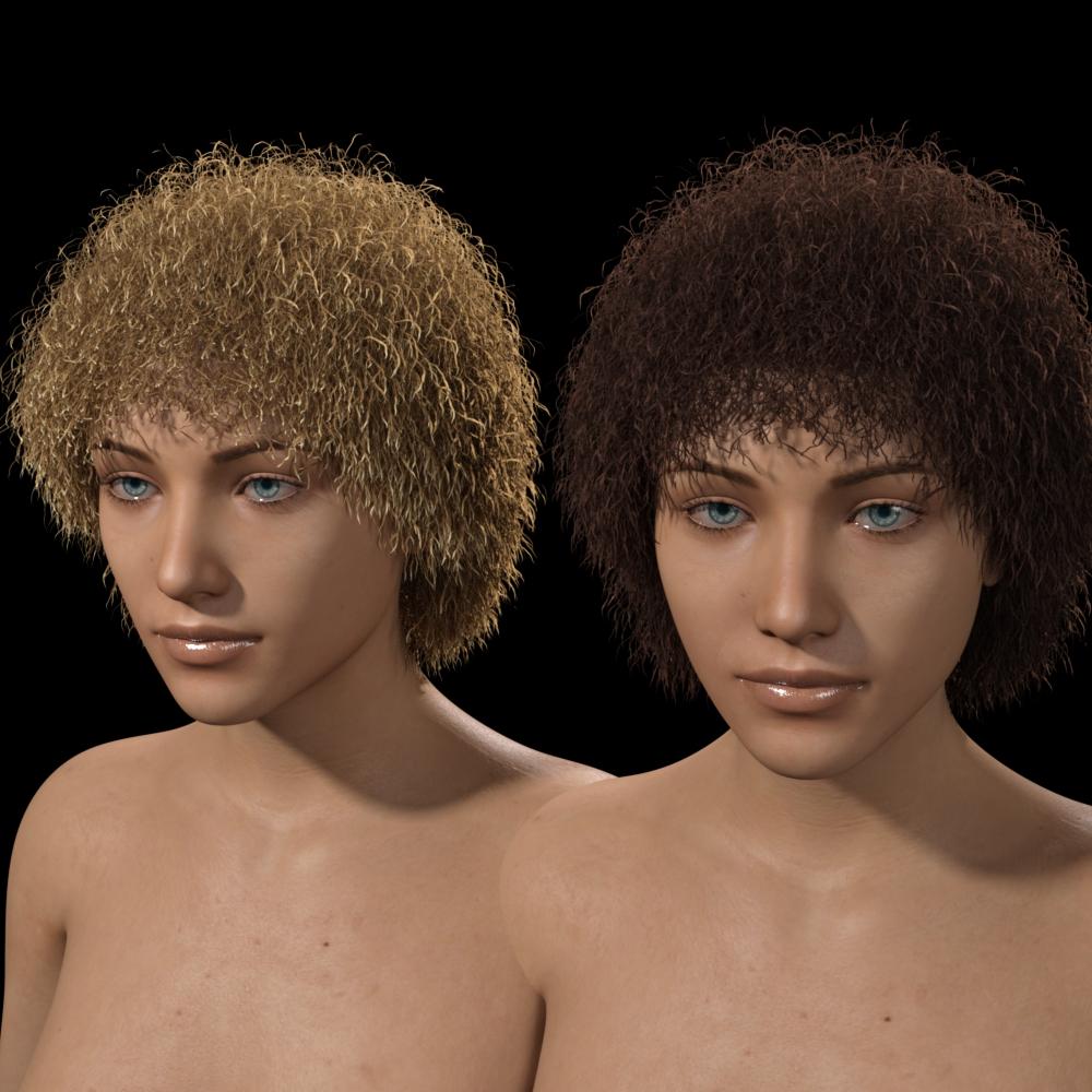 My Messy Hair - Light and Dark