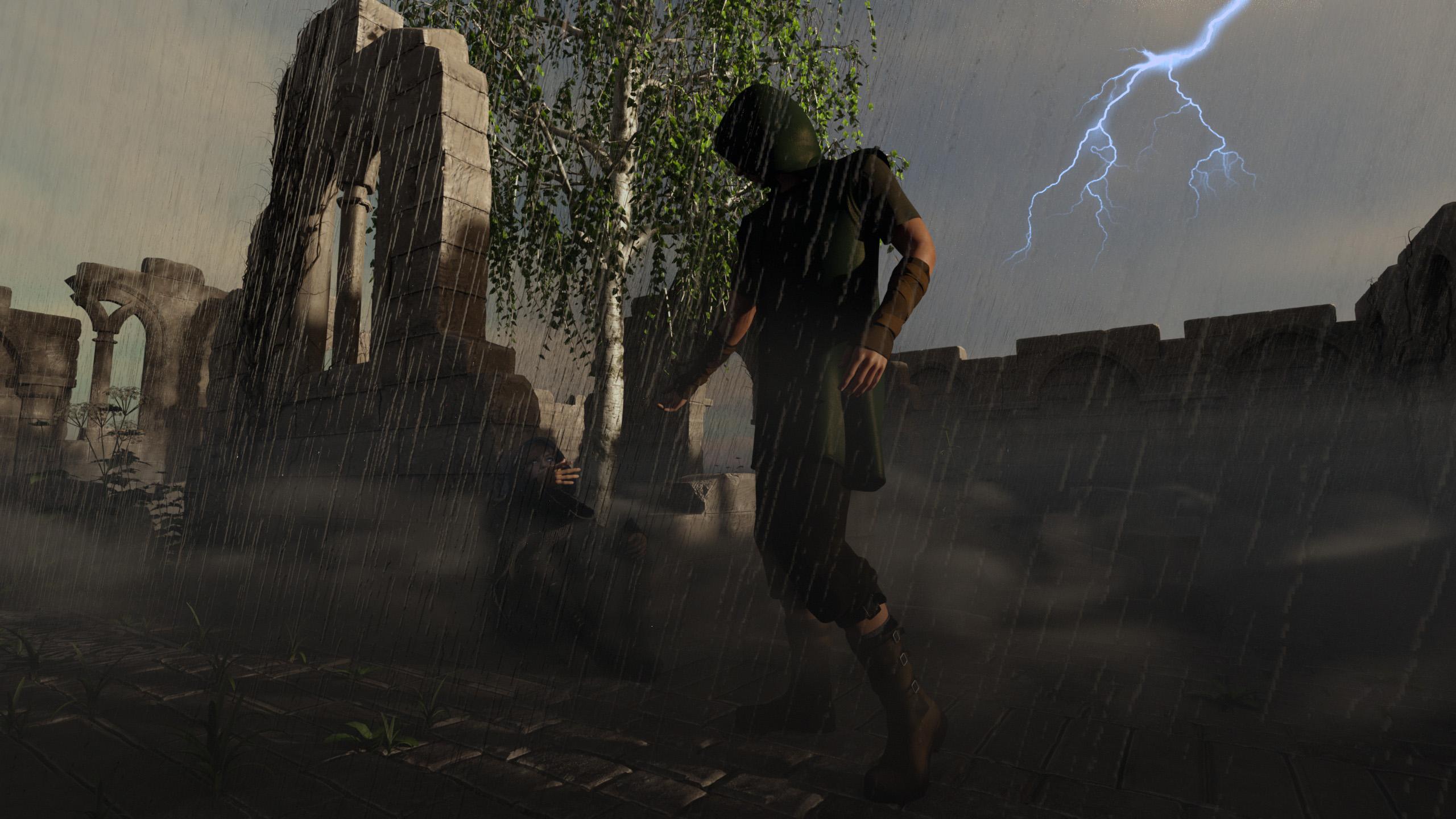 Image of someone reaching out their hand