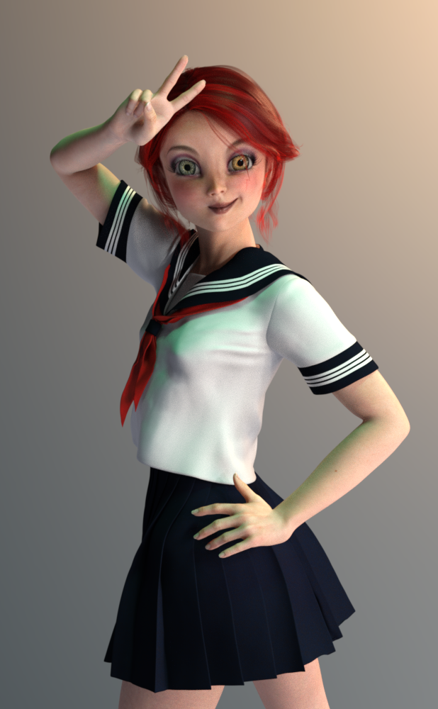 daz3d anime character daz3d anime character