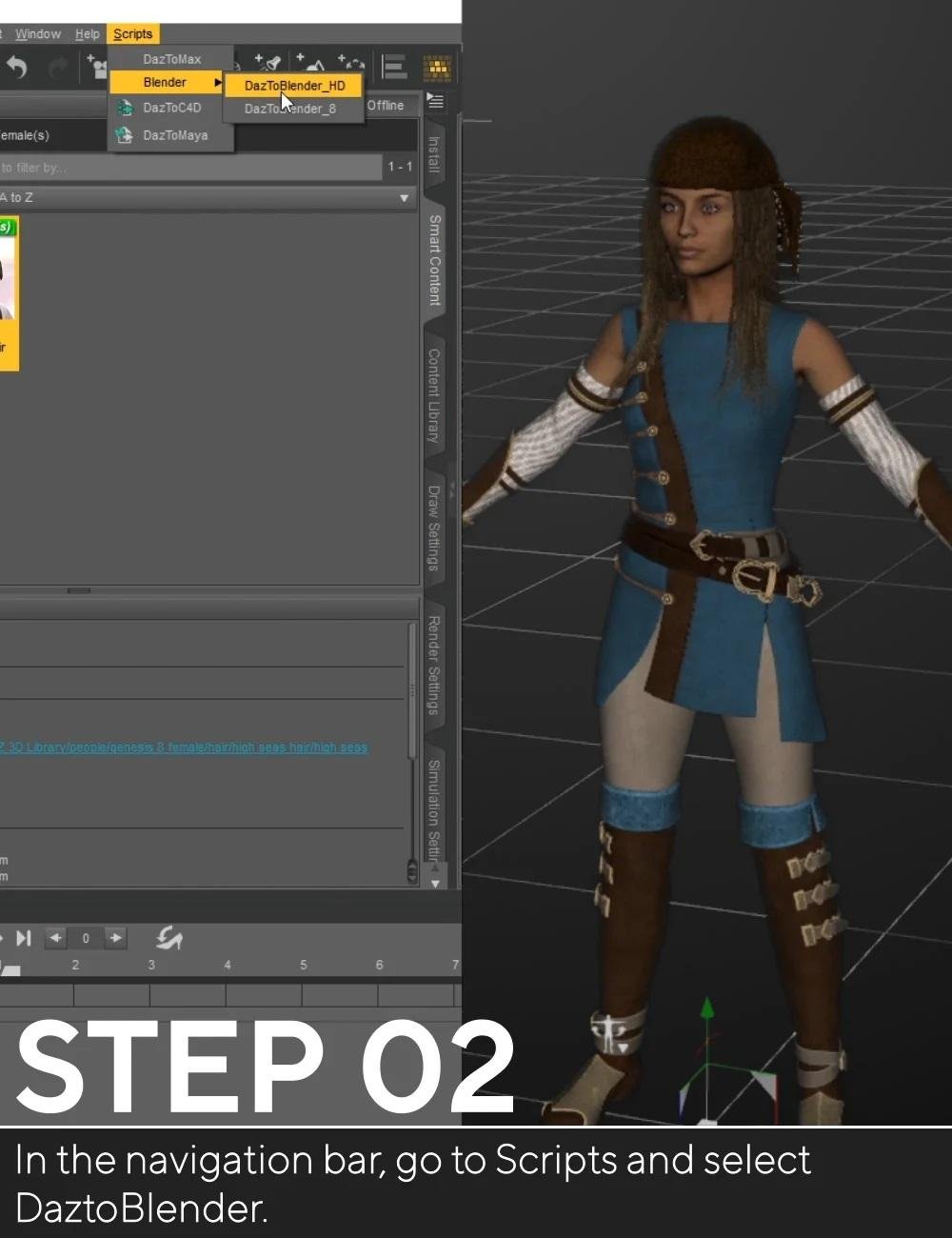 blender to daz 3d blender to daz 3d