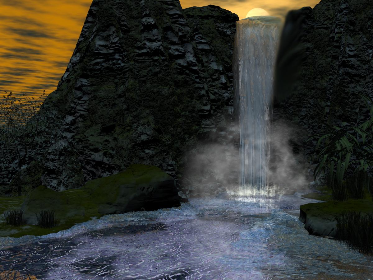 Sunset Falls