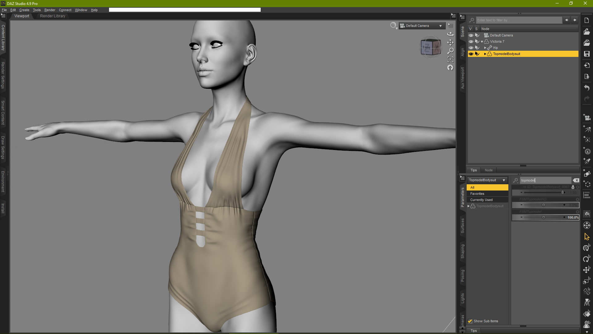 Without Topmodel HD morphs