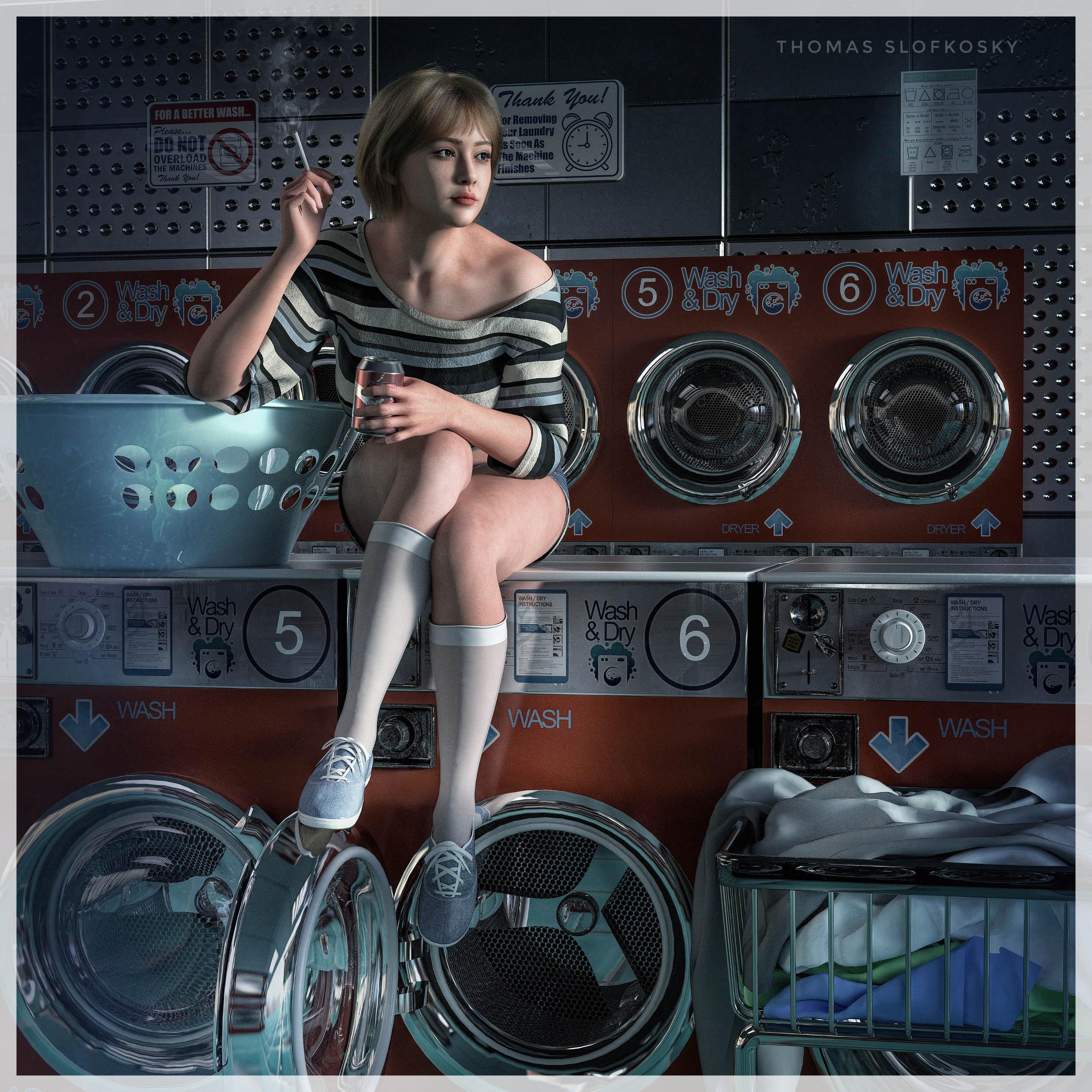 Waiting for Friends (Laundromat silliness PT 2)