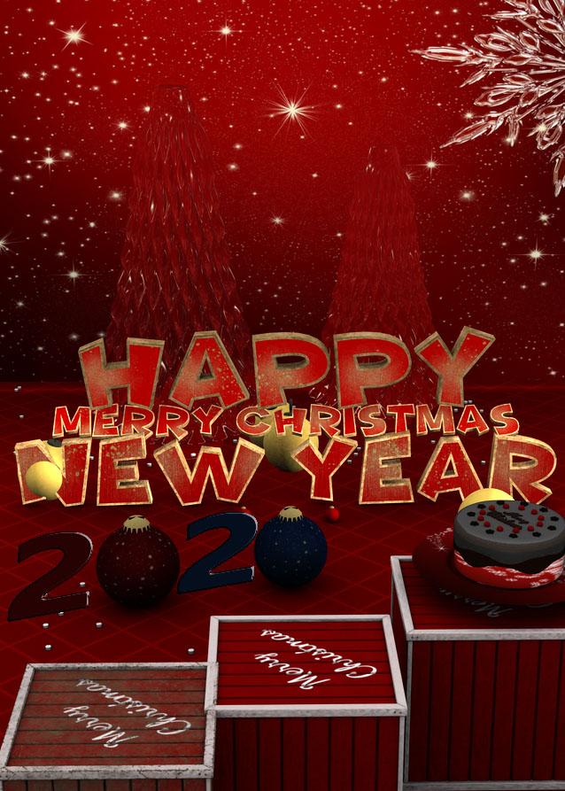 Merry Christmas and Happy New Year 2020