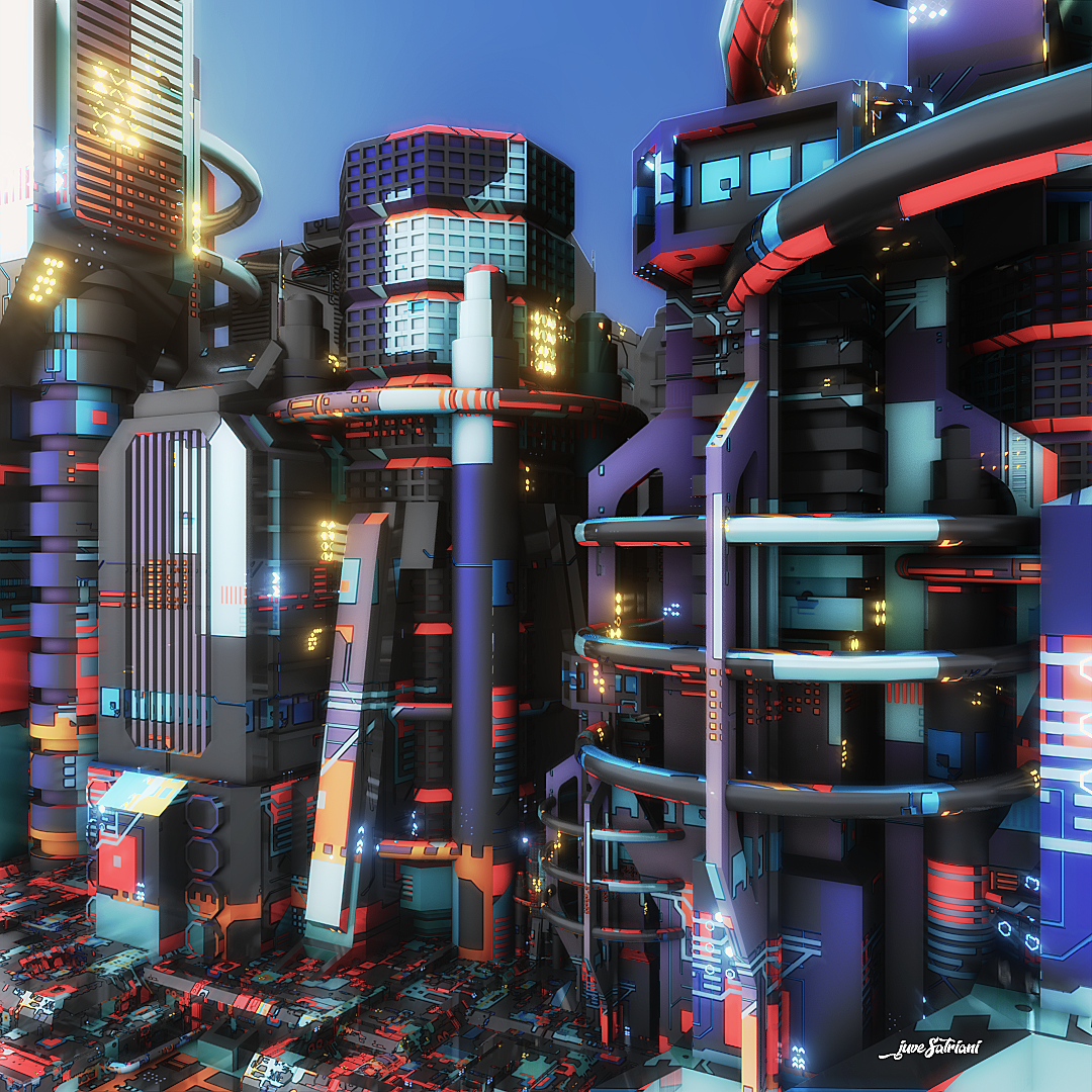 scifi building generator