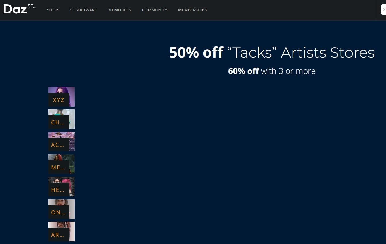 tacks artists