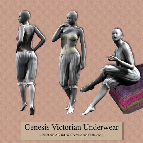 Genesis Victorian Underwear - Daz 3D Forums