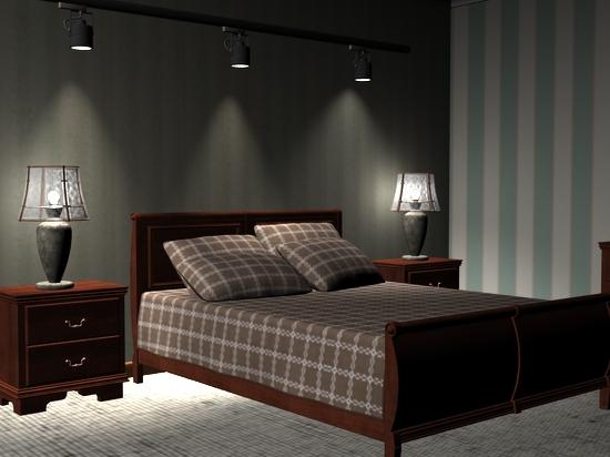 the bedroom - props and lights - daz 3d forums